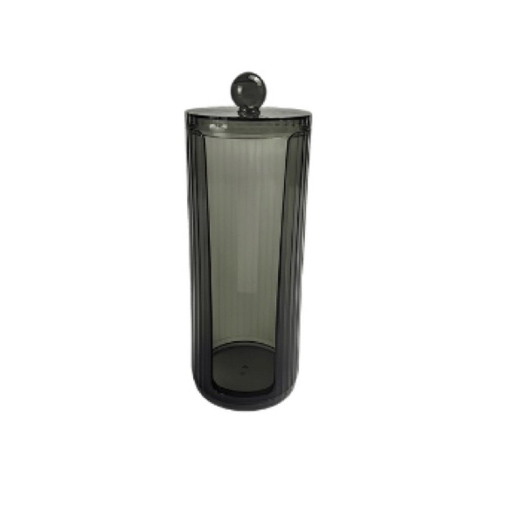NEW Urban Home Green Cotton Pad Holder Canister with Lid